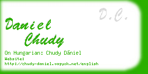 daniel chudy business card